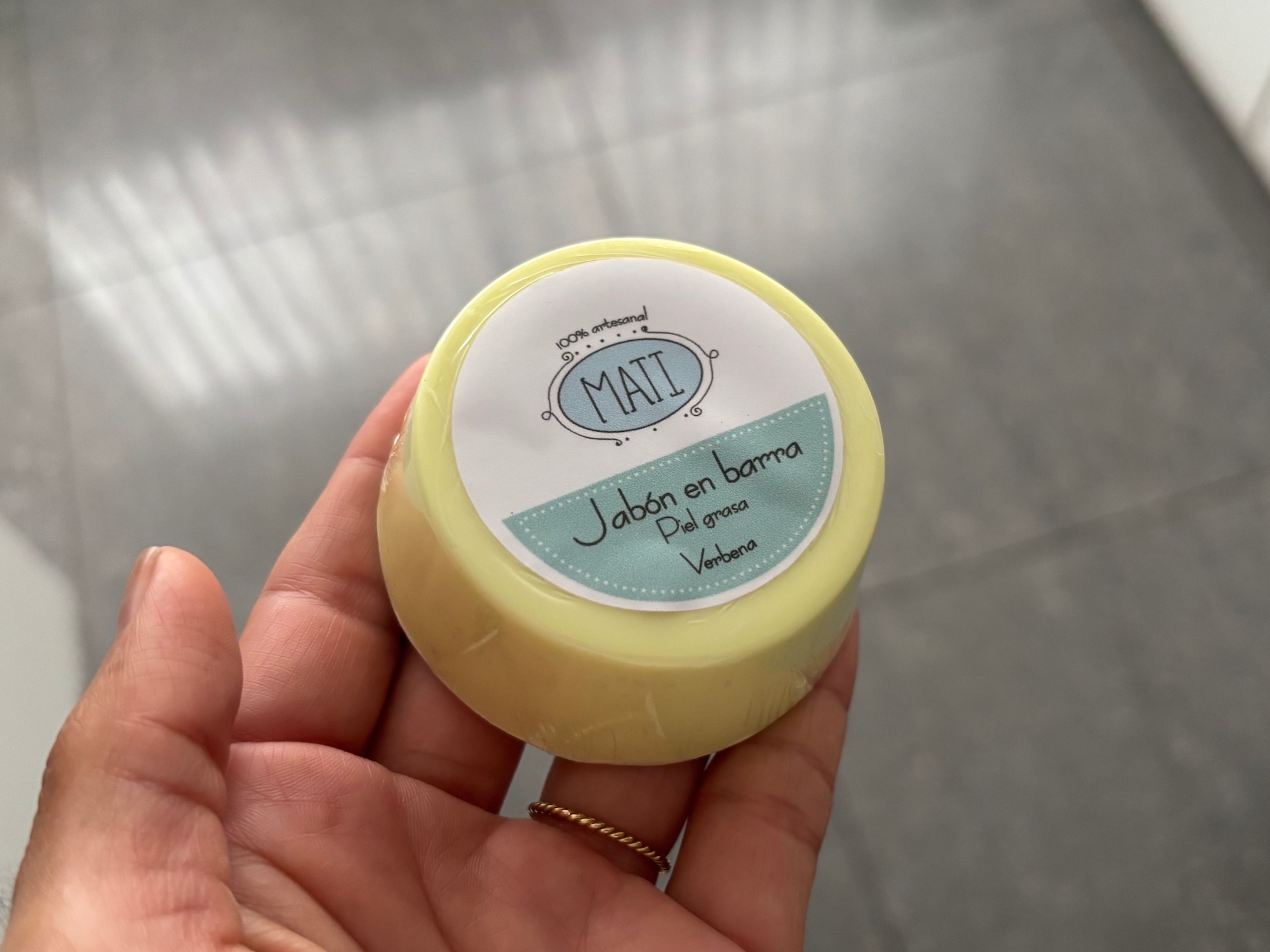 Jabón en barra de verbena (Piel grasa) - Imagen 2